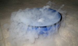 Dry ice for fog effects in a bowl Dry ice for fog effects in a bowl
