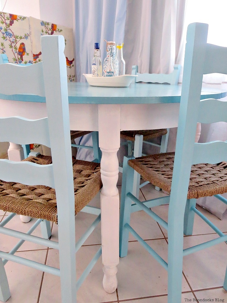 Blue Painted Furniture Ideas, Painted Table Ideas