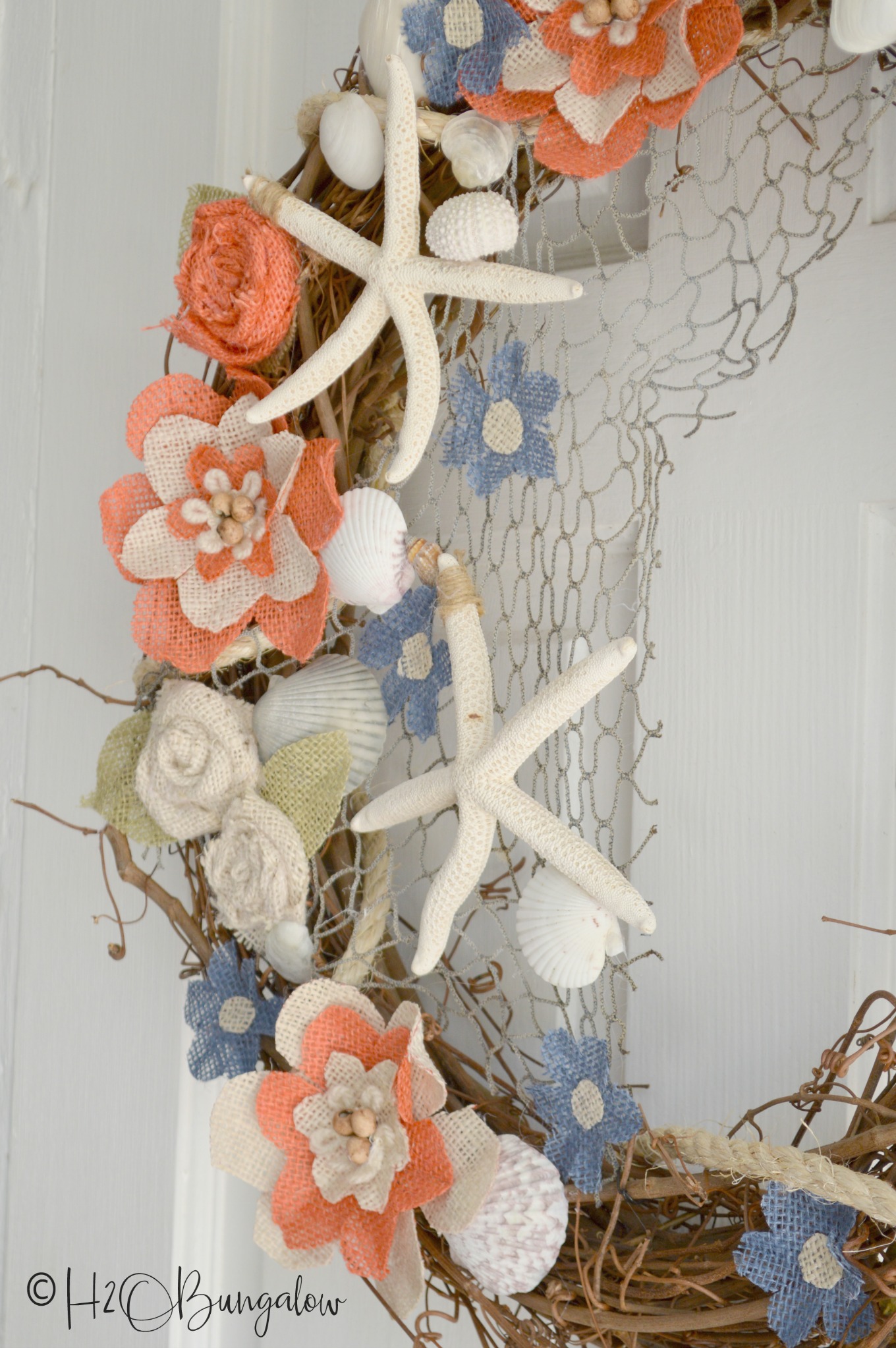 DIY Shell Wall Hanging - the House house