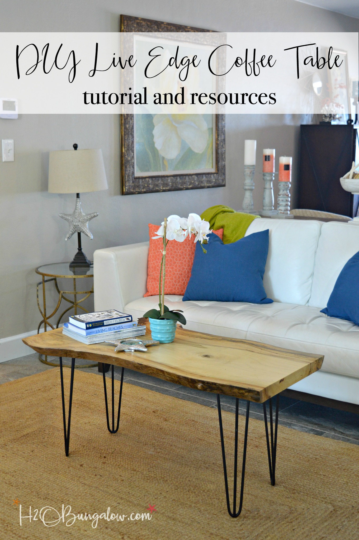 Diy hairpin deals coffee table