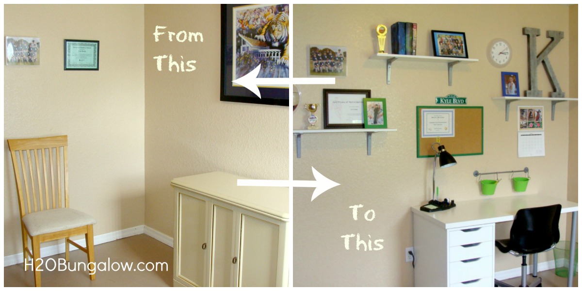Organize a Tween Room and Get Rid of Clutter - H2OBungalow