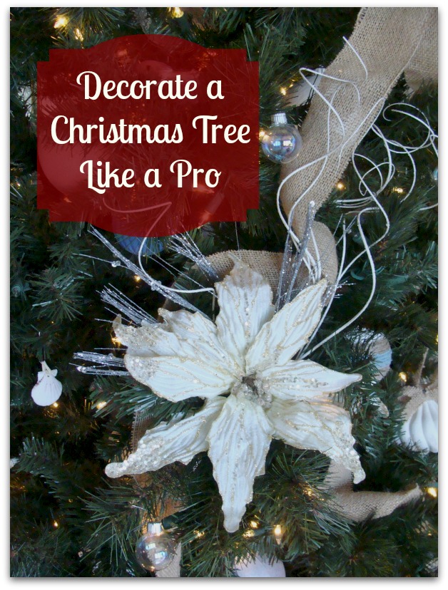 Decorate A Christmas Tree Like A Pro ~ I took the class and I'm sharing what I learned! 