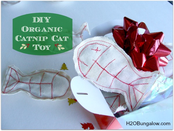 Easy DIY Organic Catnip Cat Toy