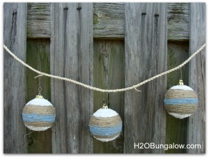 easy coastal Christmas ornaments