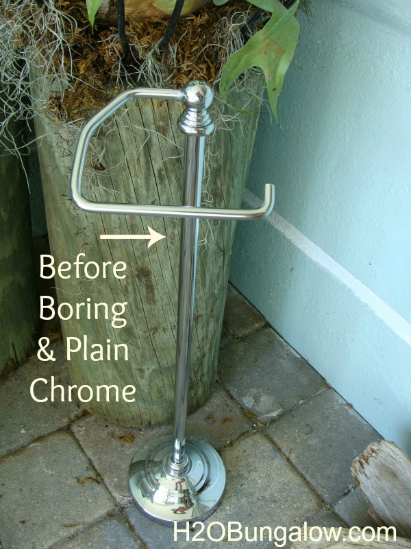 chrome toliet paper holder 