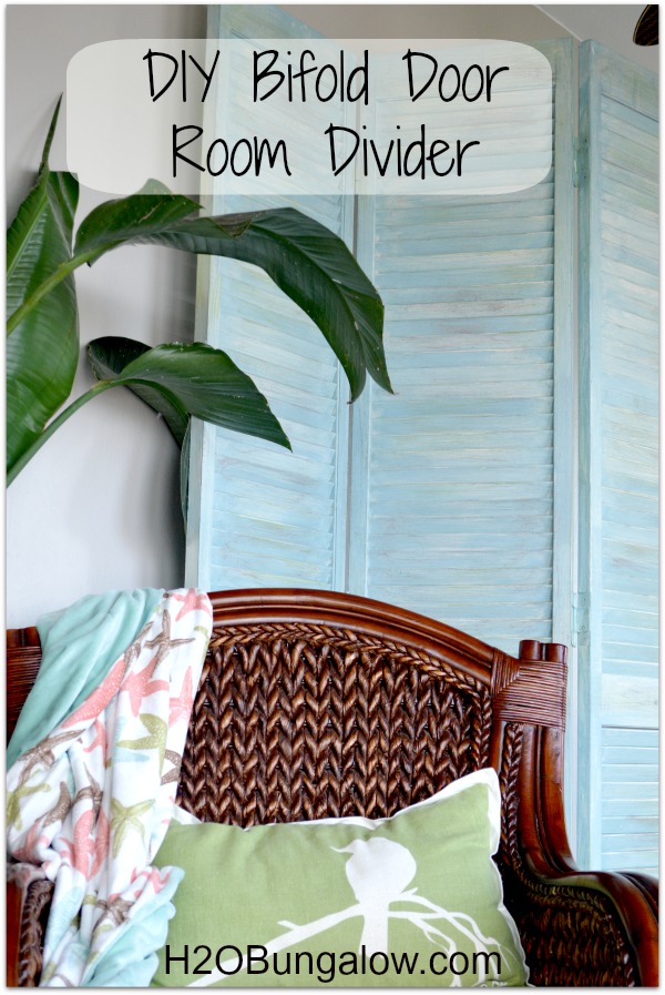 DIY Bifold Door Room Divider