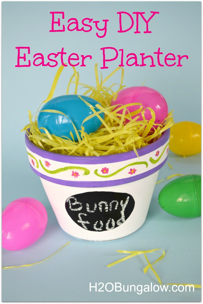 DIY Easy Easter Planter 