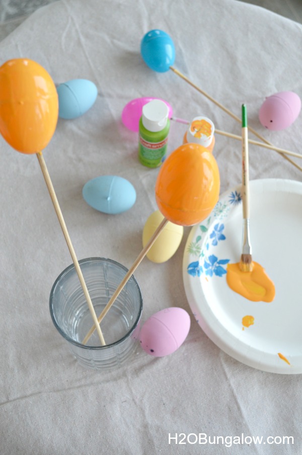 paint eggs for nautical easter eggs