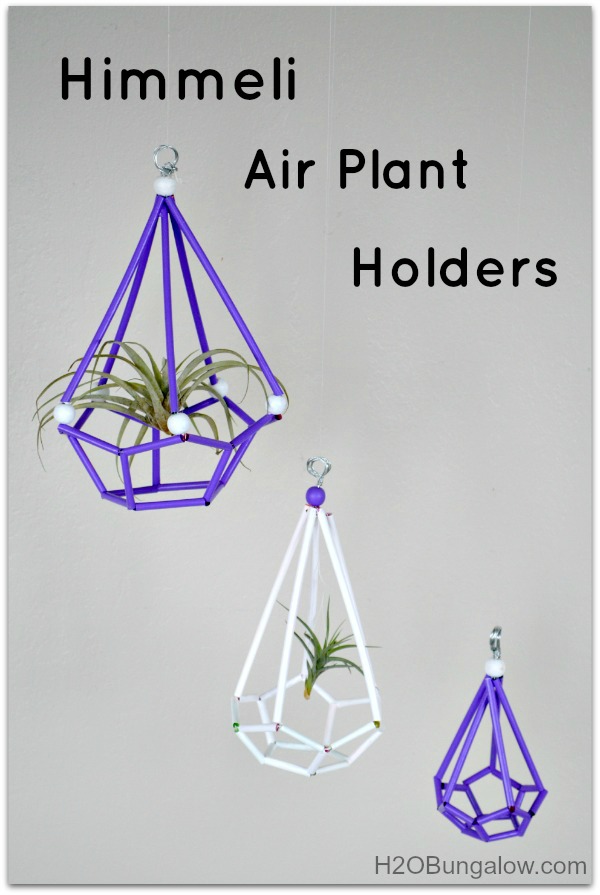 DIY Himmeli Air Plant Holder - H20Bungalow