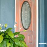 DIY faux painted copper front door tutorial www.H2OBungalow.com #fauxpainted