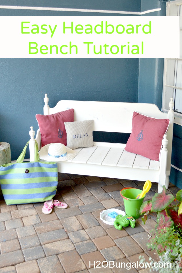 How To Make An Easy Headboard Bench, How To Make A Headboard And Footboard Into Bench Seat