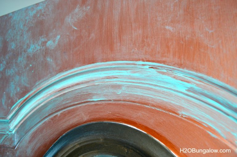How To Faux Paint A Copper Door
