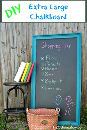 How To Make A Large Chalkboard