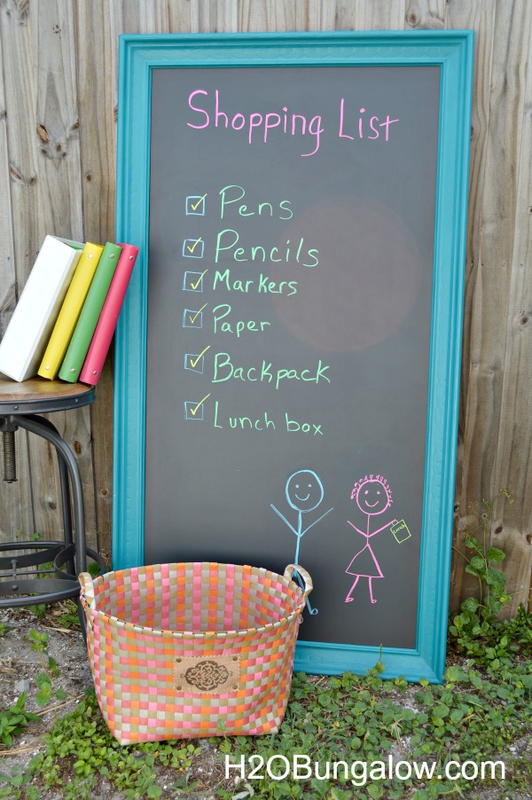 How to Make a Huge DIY Chalkboard for Cheap