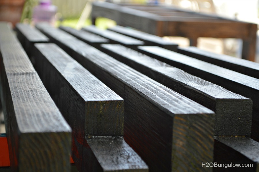 Staining-DIY-Bathroom-Open-Shelving-Vanity-Base-H2OBungalow