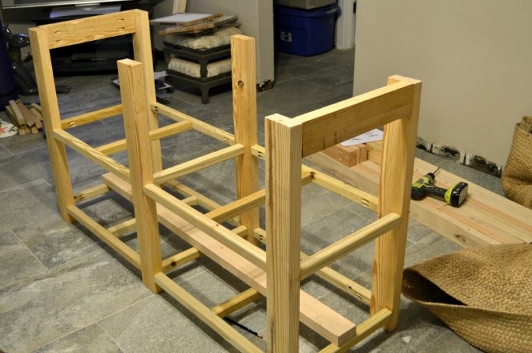 DIY Open Shelf Vanity With Free Plans