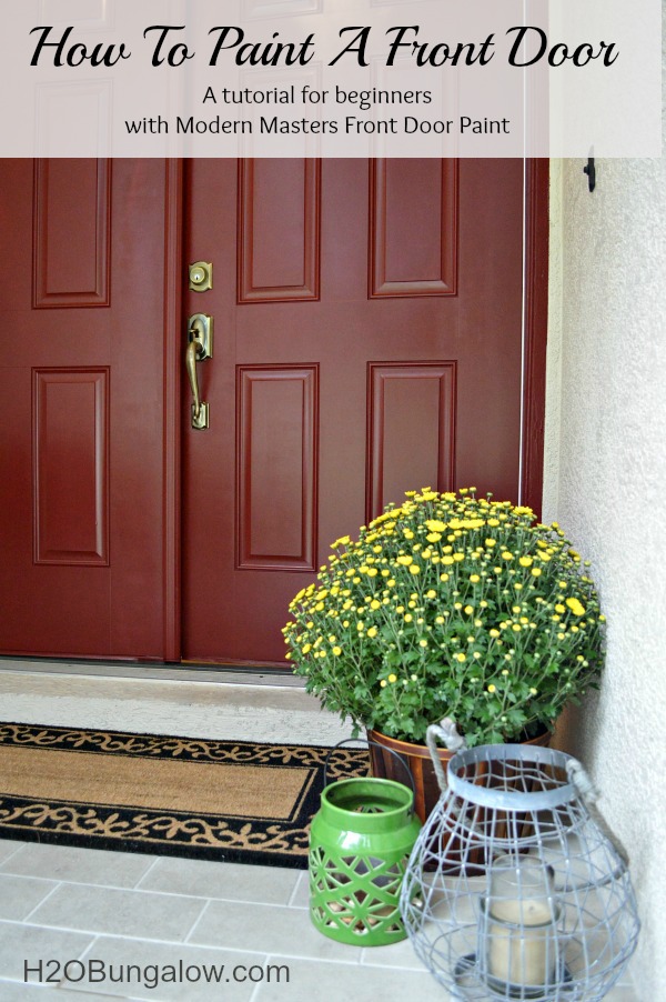 How To Paint A Front Door