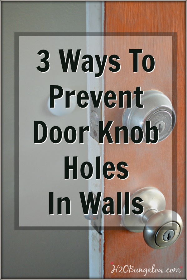 3 most common ways to stop doors from hitting walls and the pros and cons of each type. 