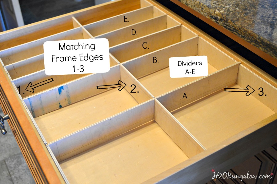 Easy DIY wood Drawer Dividers