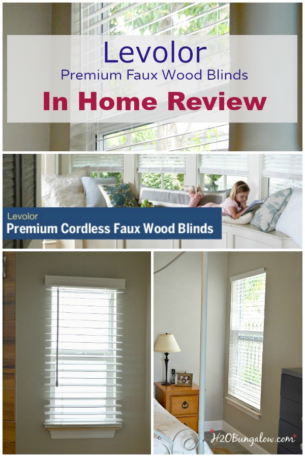 Levolor Cordless Faux Wood Blind Review