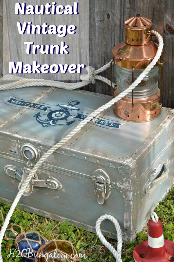 Nautical-vintage-trunk-makeover-with-chalk-paint-and-stenciling-transformed-an-ugly-old-trunk-H2OBungalow