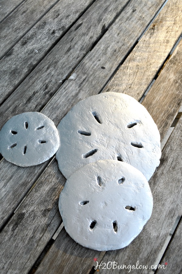 Various Sized Sand Dollars Created Out of Resin for Durability