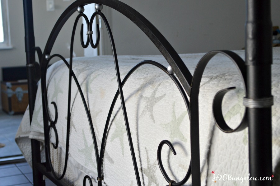 How To Paint A Metal Bed Frame