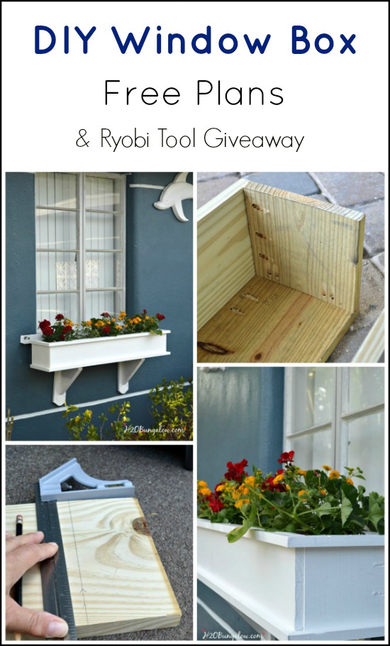 Free DIY Window Box Plans and a Giveaway