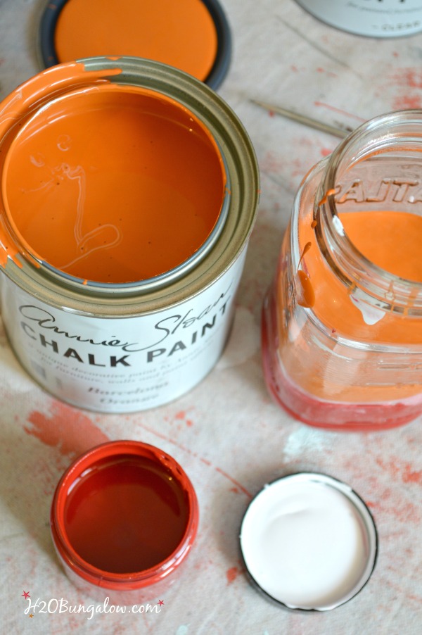 I blended Annie Sloan Chalk Paint colors to make a beautifiul shade of coral and transformed a red leather contemporary office chair into a beautiful vibrant coral color. See my post for the recipe H2OBungalow #paintedfurniture #contemporaryfurniture #chalkpaint