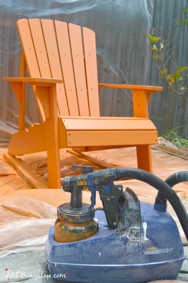 The benefits of using a paint sprayer to paint outdoor furniture by H2OBungalow