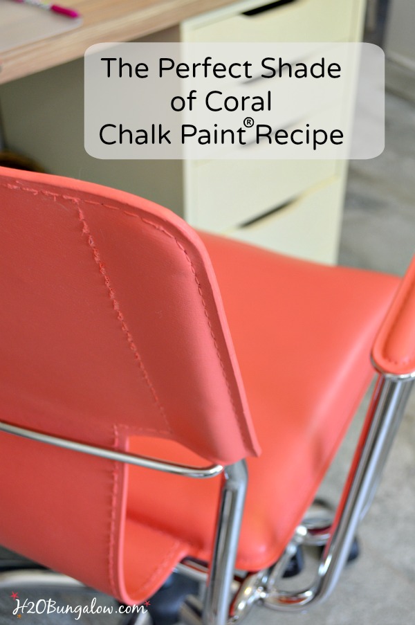 Painted Modern Leather Chair