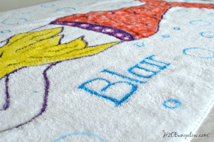 Personalized Beach Towel - Tie-Dye Fun