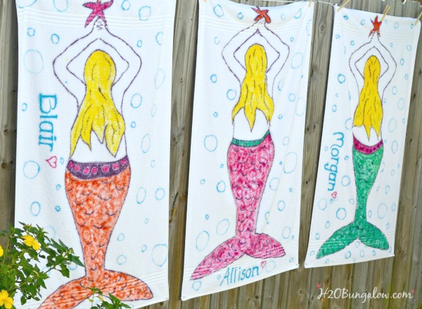 The painted beach online towels