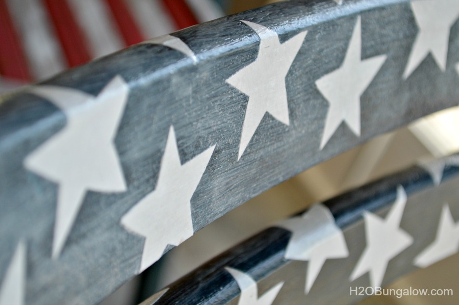 Red white and blue themed patriotic projects for bloggers themed tour by H2OBungalow