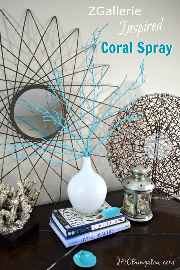 Coral Spray DIY Coastal Decor