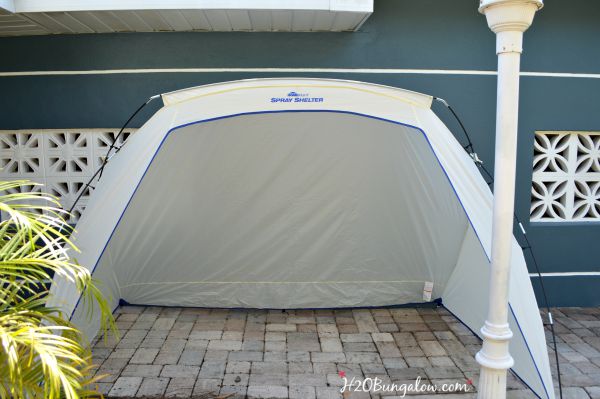 HomeRight Large Spray Shelter Paint Tent: Easy to Set Up Spray