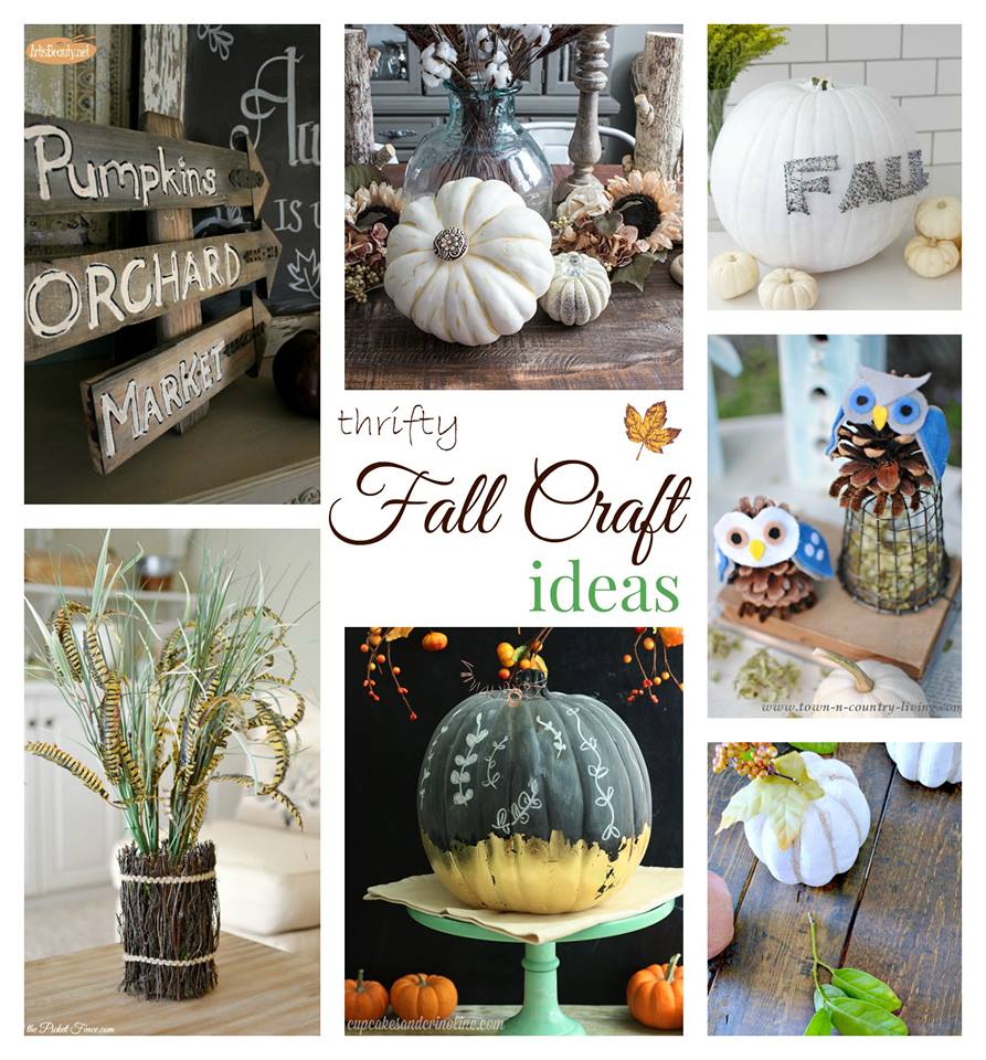 Make simple and festive fall crafts this year. See 32 fall projects for mega awesome fall inspiration in wreaths, mantels, tablescapes and fall crafts in the Fall Ideas Tour. www.H2OBungalow.com #Fall "Falldecor #FallIdeasTour