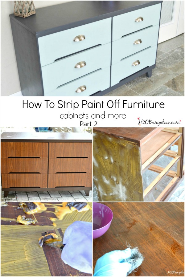 How To Strip Paint Off Furniture And Kitchen Cabinets