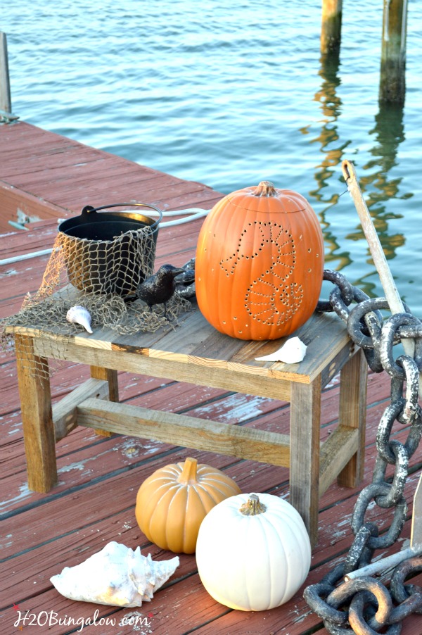 Make a simple DIY wood bench or table. This is a great beginner build project. Linked to the Power Tool Challenge Team and several other simple DIY tool projects for this months Frightful Theme www.H2OBungalow #PowerToolChallengeTeam