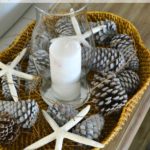 Simple DIY for a gorgeous sun washed look. Get an easy bleached pinecones look without using bleach (it doesn't work well anyway). Using just a few items from your craft supply. H2OBungalow.com
