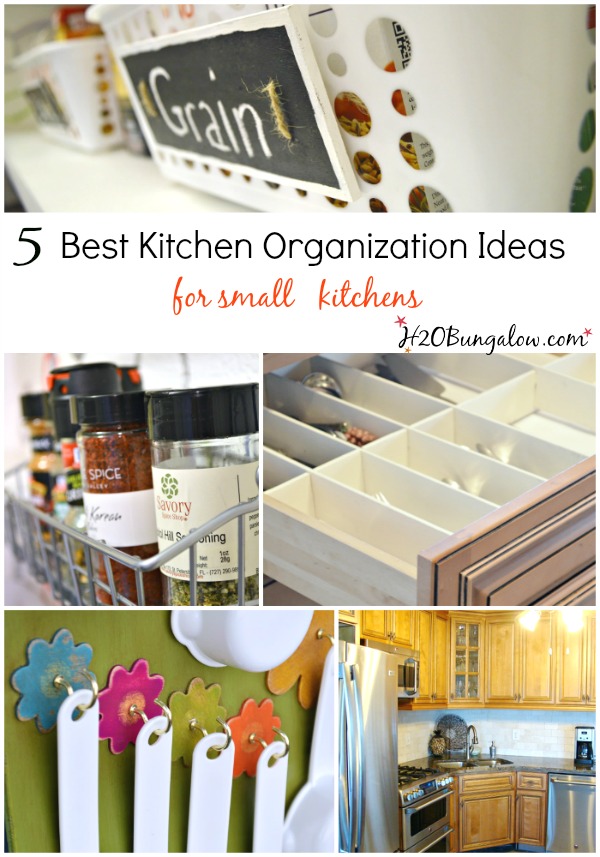 5 Best Kitchen Organizing Ideas For Small Spaces H2obungalow