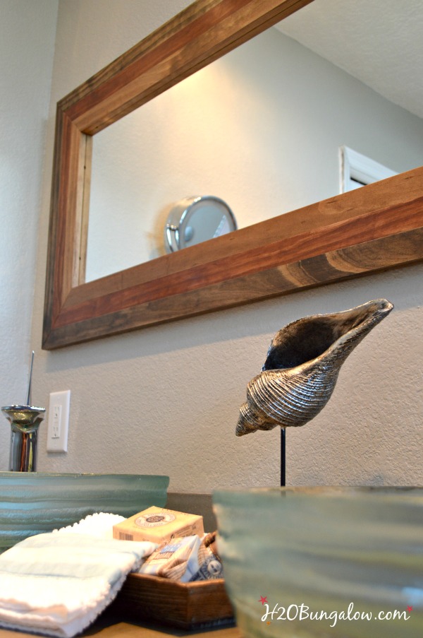 DIY Wood Framed Mirror - The Wood Grain Cottage