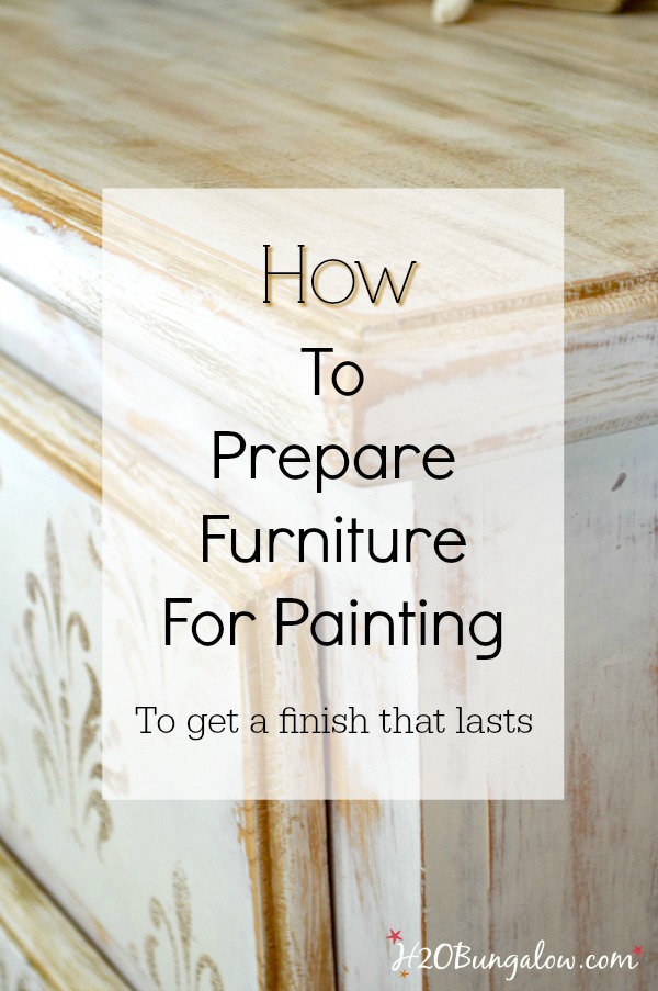 How to Paint Furniture with No Sanding - Mother Daughter Projects