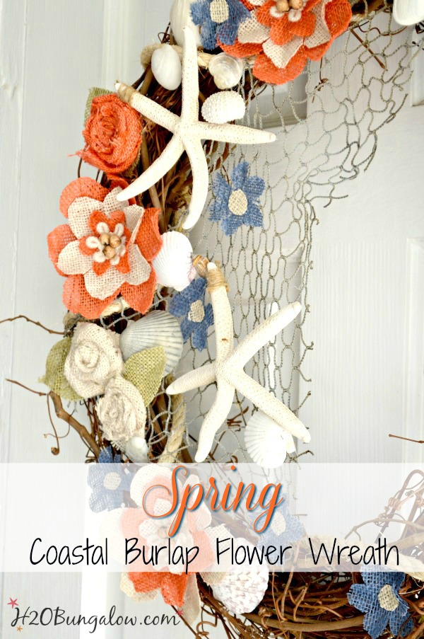 DIY BURLAP FLOWERS