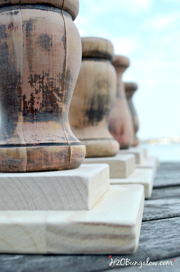 Pedestal bases for DIY wood pedestal bowls H2OBungalow