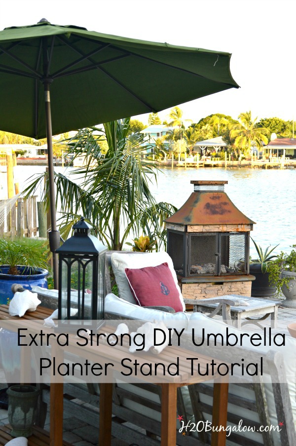 sturdy patio umbrella stand