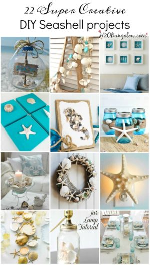 22 Creative DIY Seashell Projects You Can Make - H2OBungalow