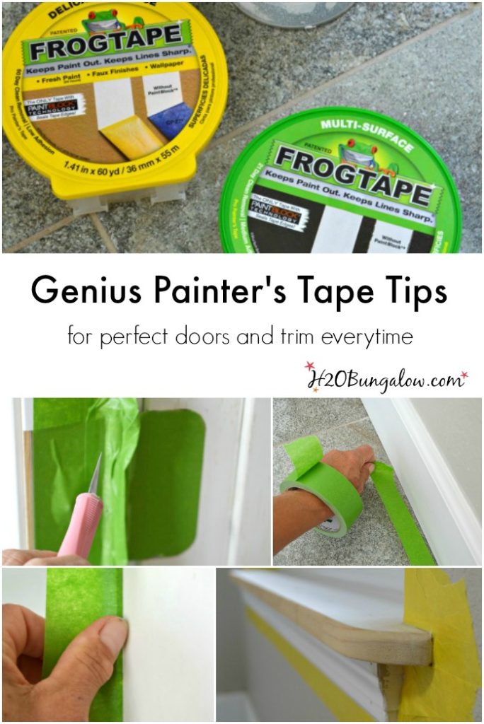 12 Genius Painters Tape Tips For A Perfect DIY Paint Job H2OBungalow