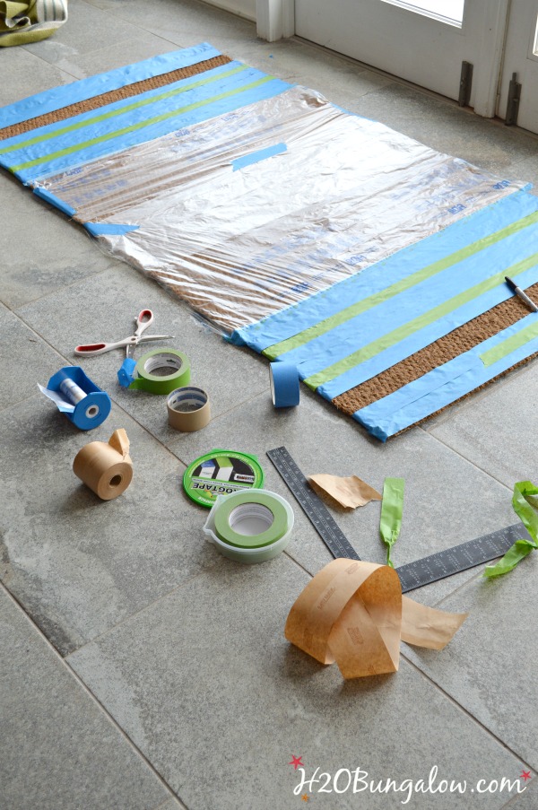 Quick-and-easy-DIY-painted-doormat-H2OBungalow