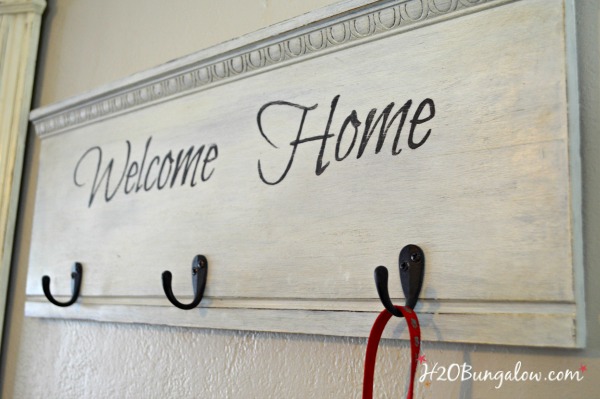 Headboard Coat Rack - My Repurposed Life®